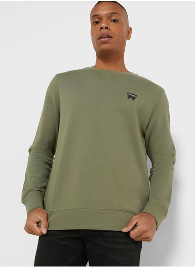 Buy Logo Crew Neck Sweatshirt in Saudi Arabia