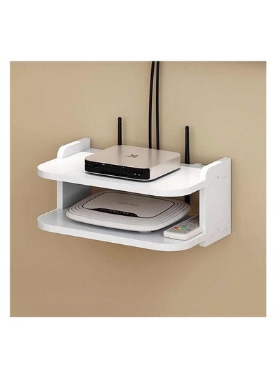 Buy Floating Wall Shelf Hanging Storage Organizer for Bedroom Living Room Kitchen in Saudi Arabia