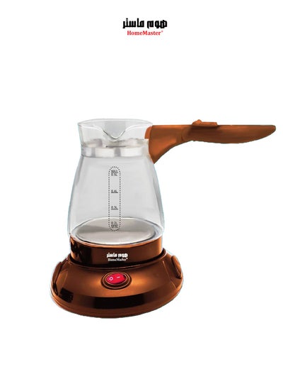 Buy Home Master Turkish Coffee Kettle - Glass Turkish Coffee Kettle - Size 500 ml - 360 degrees - 600 Watt in Saudi Arabia