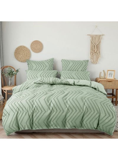 Buy Super Soft King Size 6 Pieces Comforter Set Premium Quality For All Season With 1 Breathable Comforter 1 Light Weight Fitted Sheet & 4 Soft and Cozy Pillow Cases (King Size, Solid Color) in UAE