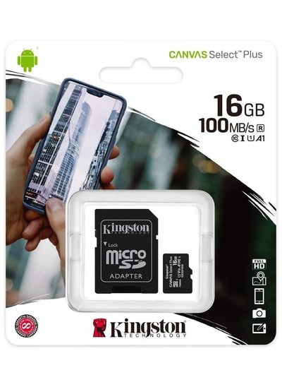 Buy Canvas Select Plus Microsdxc Memory Card 16gb With Adapter in Egypt