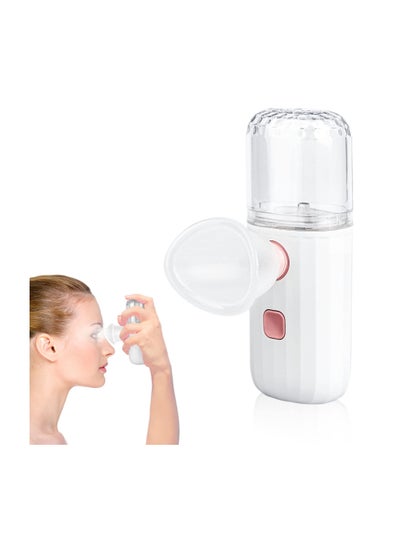 Buy Portable Eye Wash Cup, Spray Eye Moistening Device Wash, 2 in 1 Eye Facial Mister Sprayer, Portable Handy Nano Ionic Eye Sprayer Water Replenishment Instrument, Eye Wash Cup, Relieve Eye Fatigue in UAE