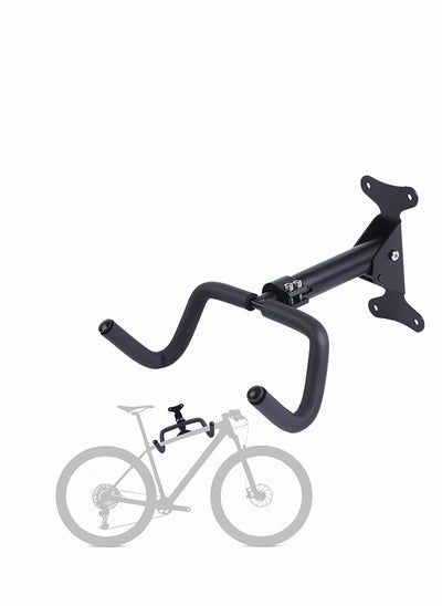 Buy Bike Wall Mount Rack, Bicycle Rack Storage, Horizontal Bicycle Storage Hanger, Adjustable Bike Hanging Hook, Foldable Heavy Duty Bike Rack Hook Holder Mounted Garage Indoor or Home,Black, 1 Pcs in Saudi Arabia