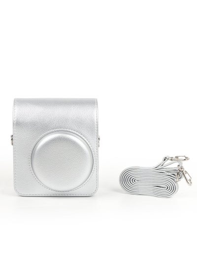 Buy 1 x 5 pcs Retro Dustproof Instax Mini 40 Camera Bag Silver in Saudi Arabia