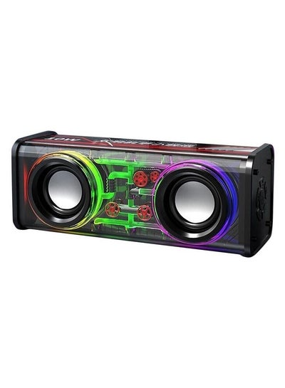 Buy Portable and transparent speaker with RGB lighting with Bluetooth function in Saudi Arabia