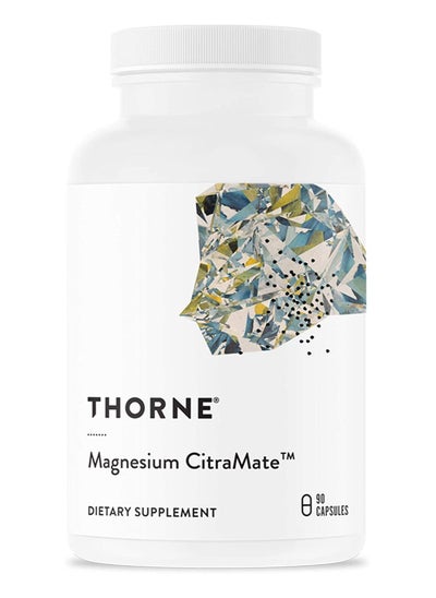 اشتري Magnesium Citramate - Magnesium With Citrate-Malate To Promote Energy Production, Heart And Lung Function, And Metabolism Of Sugar And Carbs - 90 Capsules في السعودية