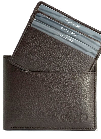 Buy CLASSIC MILANO® Genuine Leather Hand-Crafted Wallet For Men, Bifold Leather Men's Wallet by Milano Leather in UAE