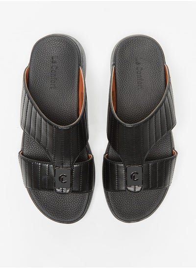 اشتري Men Textured Slip-On Sandals في الامارات