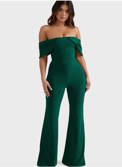 Buy Bardot Flared Bottom Jumpsuit in UAE