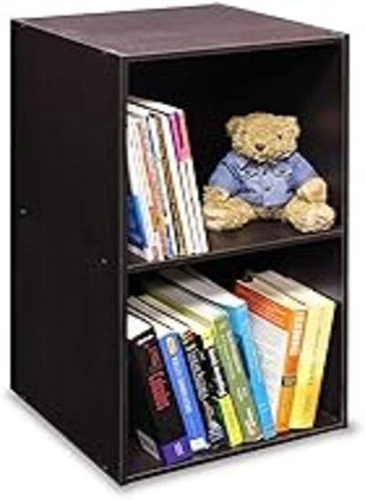 اشتري Furinno Hidup Tropika Eco Modular Open Cube Tall Storage with Shelf, Espresso في مصر