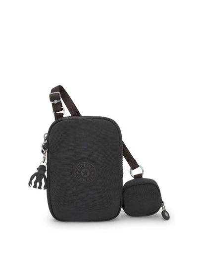 Buy KIPLING Phone Bag (With Extra Pouch) Unisex Black Noir Elvin in UAE