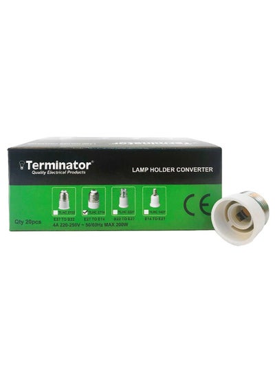 اشتري Terminator Brand Bulb Holders Converter E27-E14B في الامارات