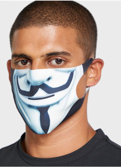 Buy Printed Neoprene Washable Mask in UAE