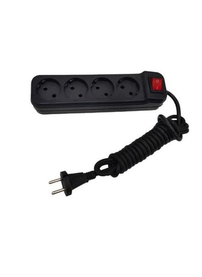 Buy Zero ZR-20 4Port Power Strip 5m  Black in Egypt