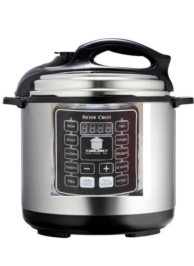 اشتري SILVER CREST 10 In 1 Electric Pressure Cooker Instant Programmable Smart Pot 1050 Watts Rice Cooker, 6 Liters, 10 Smart Programs في الامارات