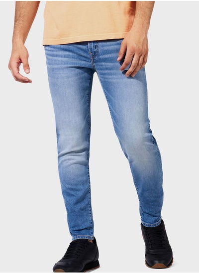 Buy Mid Wash Skinny Fit Jeans in Saudi Arabia