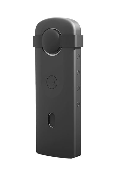 Buy Silicone Protective Case with Lens Cover for Ricoh Theta SC2 360 Panoramic Camera (Black) in UAE