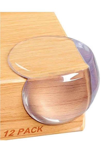 اشتري COOLBABY Corner Protector for Baby Child Safety Protectors for Home Baby Proofing Edge Guards Bumpers  Cushion to Cover Sharp Furniture Coffee Table Fireplace Glass Table Transparent(12 Pcs) في الامارات