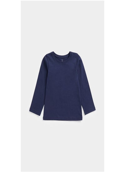 اشتري Navy Long Sleeved T Shirt في الامارات