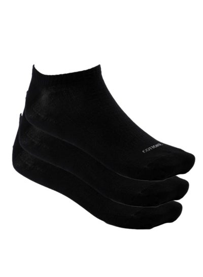 Buy Ankle Socks - Bundle of 3 Black Socks in Egypt