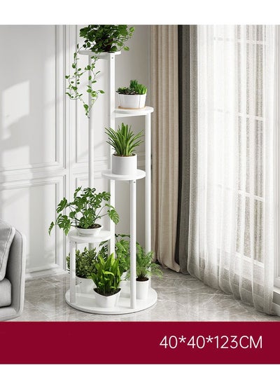 Buy 4-Tier Floor-Standing Flower Pot Display Rack for bedroom and balcony in UAE