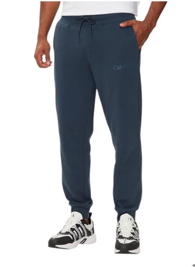 Buy Men's Jogger Sweatpants, Blue - Cotton in Saudi Arabia