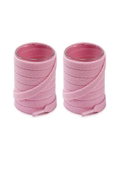 اشتري Lify 2 Pair Super Quality 19 Colors Flat Shoe Laces 5/16 Wide Shoelaces for Athletic Running Sneakers Shoes Boot Strings (180CM (70.86-Inch), Baby Pink) في الامارات