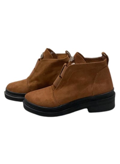 Buy Suede Ankle Boot Brown (Size 38 EU ) in Egypt