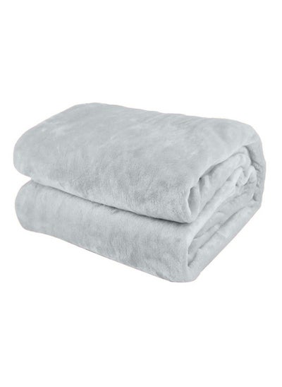 Buy Flannel Fleece Double Size 220x240cm for All Season Fluffy Blanket Warm Bed Blanket Throw for Sofa & Bed Comfortable and Soft Blanket in UAE