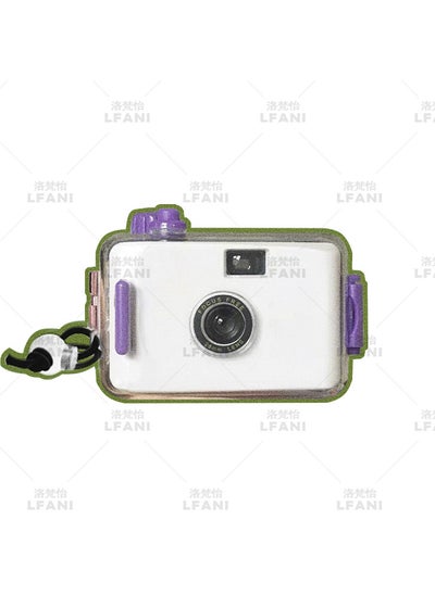 Buy Wholesale 135 Dummy Sport Non Disposable Film Camera Retro Film Student Polaroid Children Camera White purple shell in UAE