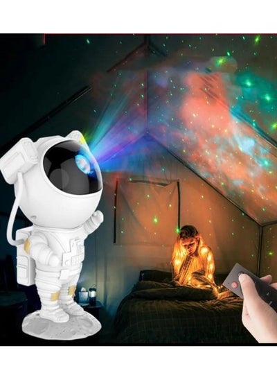 Buy Star Projector Night Light with Timer and Remote Control Astronaut Projector Lamp 360° Rotation USB Galaxy Starry Sky Projector for Kids Party Bedroom and Game Room in UAE