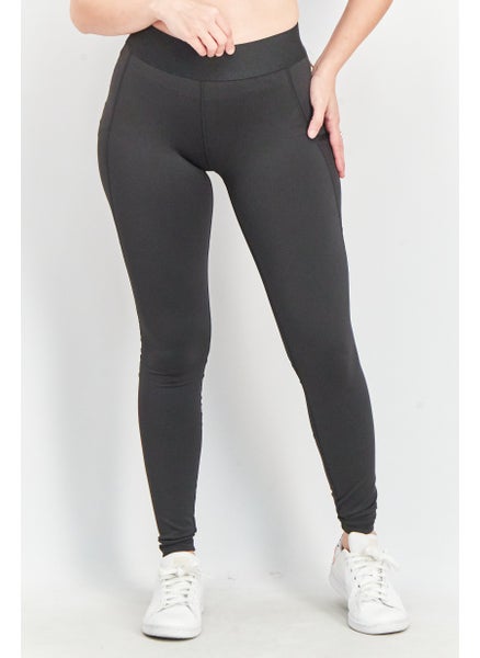 اشتري Women Sportswear Fit Techfit Long Tights, Black في الامارات