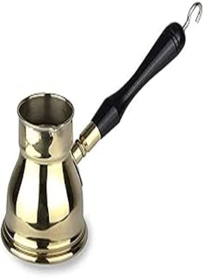 Buy Brass Coffee Kanaka 80ml Wooden Hand from HOSTTOUCH in Egypt