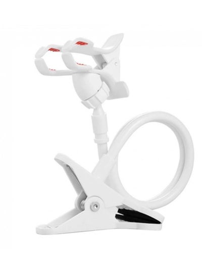 Buy Flexible Phone Holder And Mount White in UAE