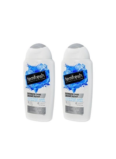 اشتري Ultimate Care Active Fresh Wash 250ml Twin Pack في الامارات