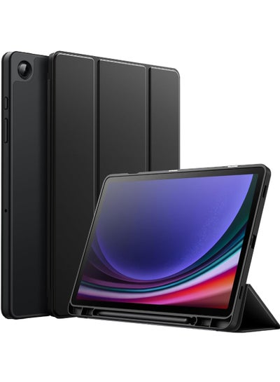 Buy Case for Samsung Galaxy Tab A9 8.7-Inch 2023 Soft TPU Tri-Fold Stand Protective Tablet in UAE