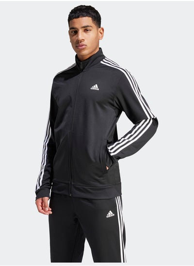 اشتري Essentials Warm-Up 3-Stripes Track Jacket في مصر