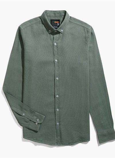 Buy Men’s Shirt Casual - Olive in Egypt