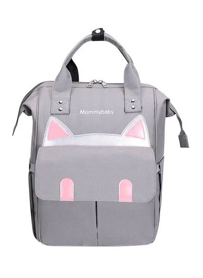 اشتري Multi-Functional Waterproof Travelling Diaper Bag-Grey في الامارات