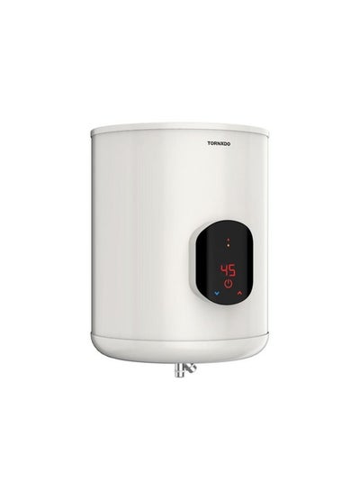 Buy TORNADO Electric Water Heater 45 L Digital Off White EWH-S45CSE-F in Egypt