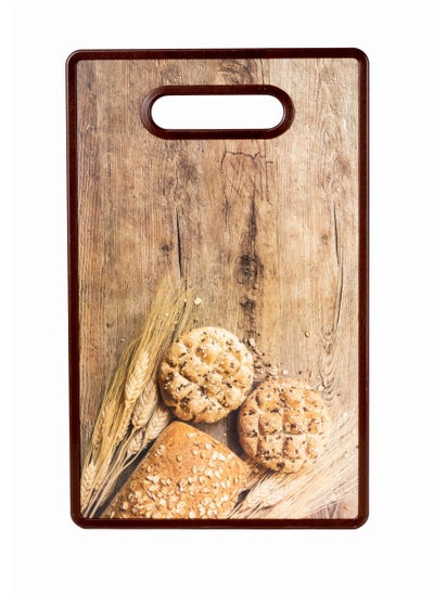 Buy Graphic Printed Cutting Board  23x37x1.2cm in UAE