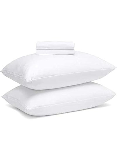 اشتري Softness Bed Pillow 100% Pure Cotton And Filled With Soft 3D Polyester 2 في السعودية