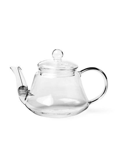 Buy Glass Tea Pot With Steel Infuser 1000Ml in UAE