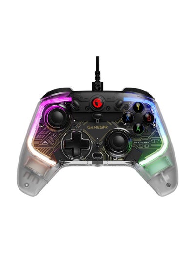 Buy T4 Kaleid Wired USB Type C Gaming Controller RGB For PC Switch Android in Saudi Arabia