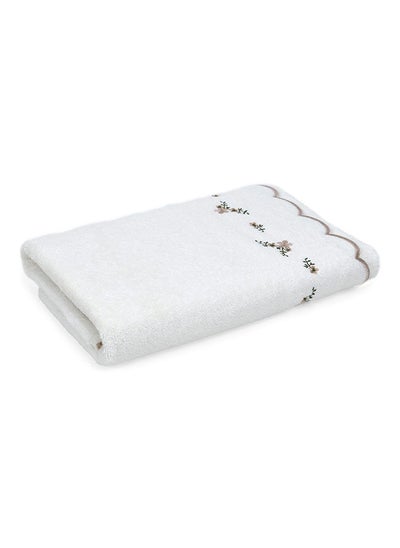 اشتري Clarina Bath Towel, Ivory - 500GSM, 140x70 cm في الامارات