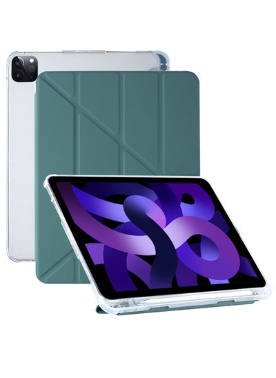 اشتري جراب iPad Pro 11 بوصة 2022/2021/2020/2018 مع حامل قلم رصاص [يدعم شحن الجيل الثاني من قلم رصاص] غطاء مع خاصية النوم / الاستيقاظ التلقائي وظهر صلب شفاف لجهاز iPad Pro مقاس 11 بوصة 4th / 3rd / 2nd / 1st في الامارات