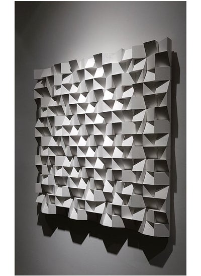 Buy White Wood Wall Art By Woodeometry in Egypt