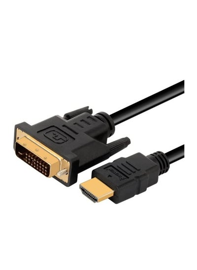 اشتري كابل فيديو HDMI الى واجهة رقمية مرئية من كيندكس KX 2508 بدقة 1080 بيكسل لشاشات LCD وLED عالية الدقة، 3 متر- اسود، لشاشة عرض في مصر