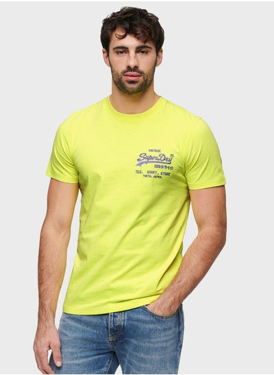 Buy Graphic Print Crew Neck T-Shirt in UAE