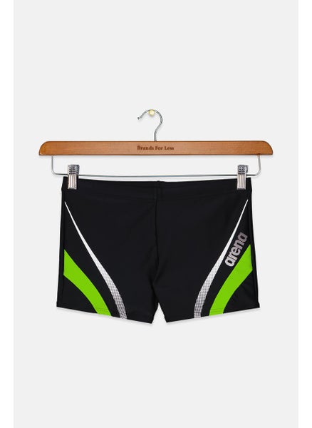 اشتري Men Brand Logo Swim Trunks, Black Combo في السعودية